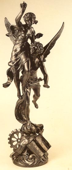 Grupo escultórico alegoria