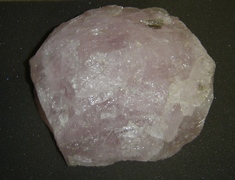Amostra mineral: quartzo rosad