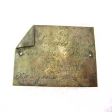 Placa comemorativa