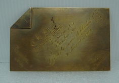 Placa comemorativa