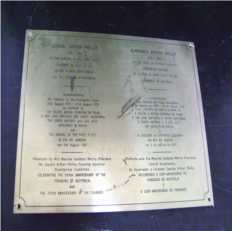 Placa comemorativa