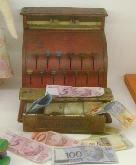 Brinquedo: máquina registrador