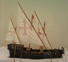 Caravela portuguesa na escala 1/50